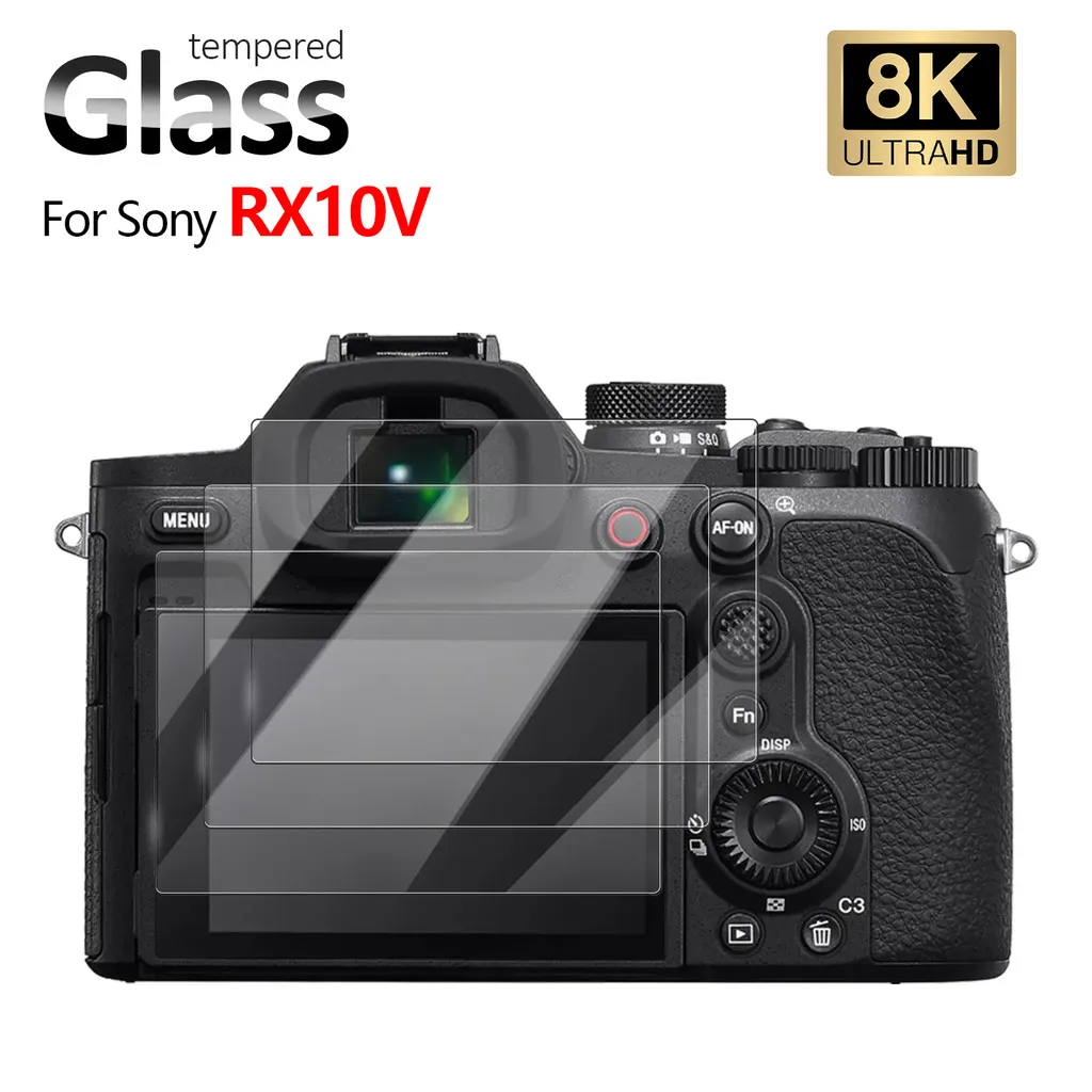 For Sony RX10V 8K HD Anti-Scratch Oleophobic Waterproof Camera LCD Display Shield Easy Install 9HTempered Glass Screen Protector