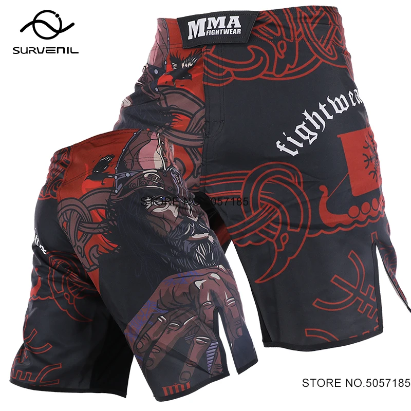 

BJJ MMA Fight Shorts Printing Grappling Kickboxing Shorts Men Women Adult Youth Martial Arts Gym Wear Shorts Kick Boxing Pants