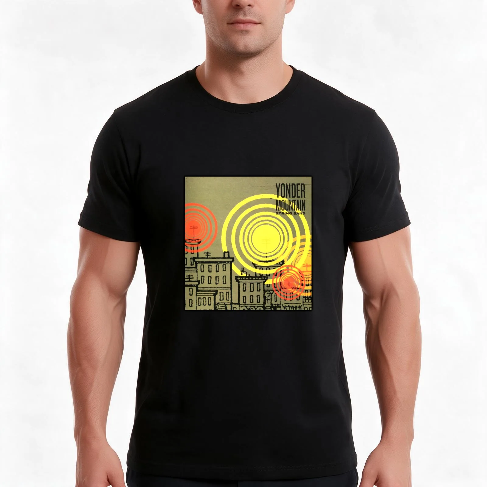 Yonder Mountain String Band T-Shirt Summer Casual Cotton Tee Oversized Streetwear Tops Vintage Graphic Print 100% Cotton