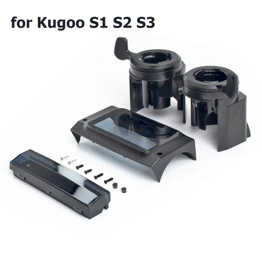 

Крышка экрана для электрического скутера Kugoo S1 S2 S3, износостойкая крышка экрана + 2 ручки для большого пальца + корпус лампы