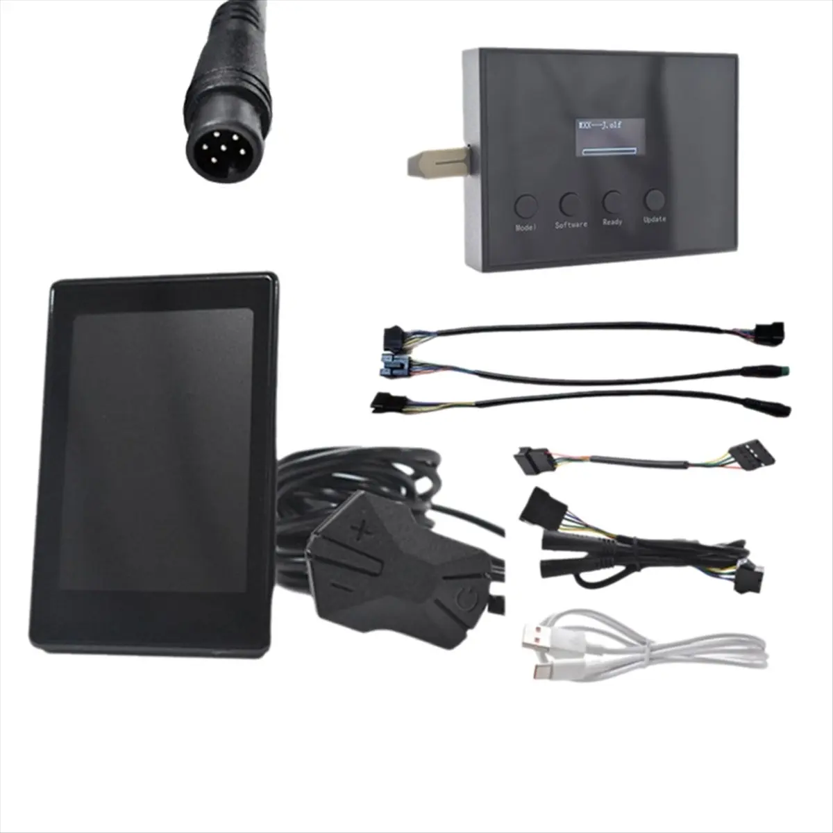 Y103A~!#E-Bike LCD Meter Protocol Writer Identifier Programmer Kit for E-Scooter 24V/36V/48V/60V Supports NO.2/J/5S/KDS 6PIN