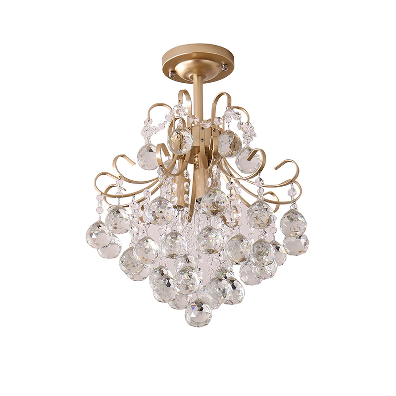 

Crystal ceiling lamp foyer entrance entrance hallway corridor bar balcony lamp Jane European crystal lamp