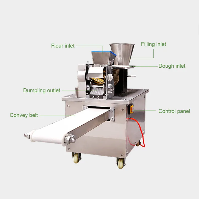 Usa High Quality Samosa New Type Automatic Jgl 135 Dumpling Gyoza/Russia Td Fold Make Machine Large Td