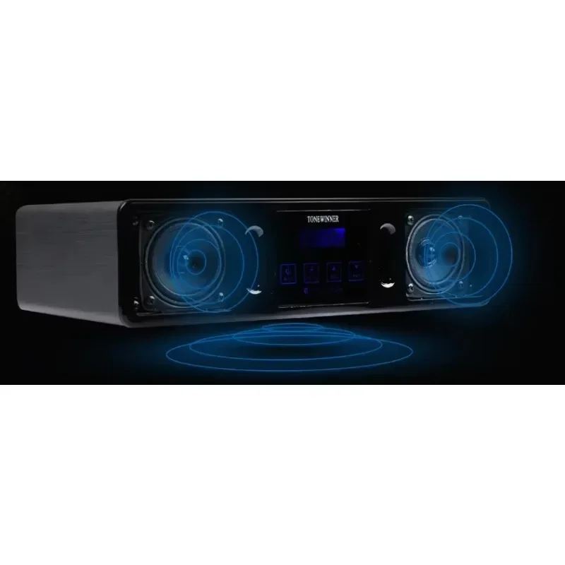 ToneWinner TY-B03 Portable Music Speaker Audio Computer Desktop Bookshelf Blue-thooth Speakers