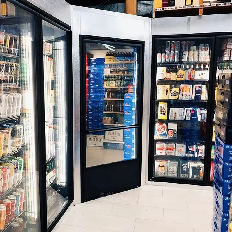 FOODLINE Customized Hot Sale Walk-in Deep Freezer Cooler for Vegetables Compressor Storage Refrigeration Display Walk-in Chiller