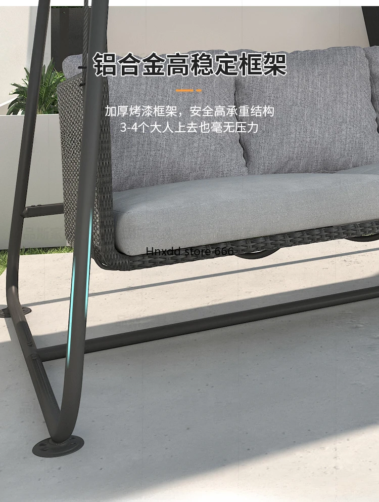 Courtyard Outdoor Swing Villa Single Double Rocking Chair