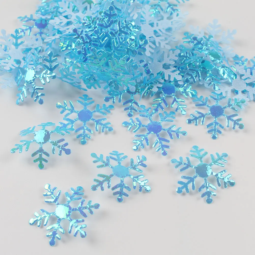 

Colored Plastic Snowflakes 2 Packs Christmas Decorations for Wall Window Shop Tree Holiday naments Party Accessories