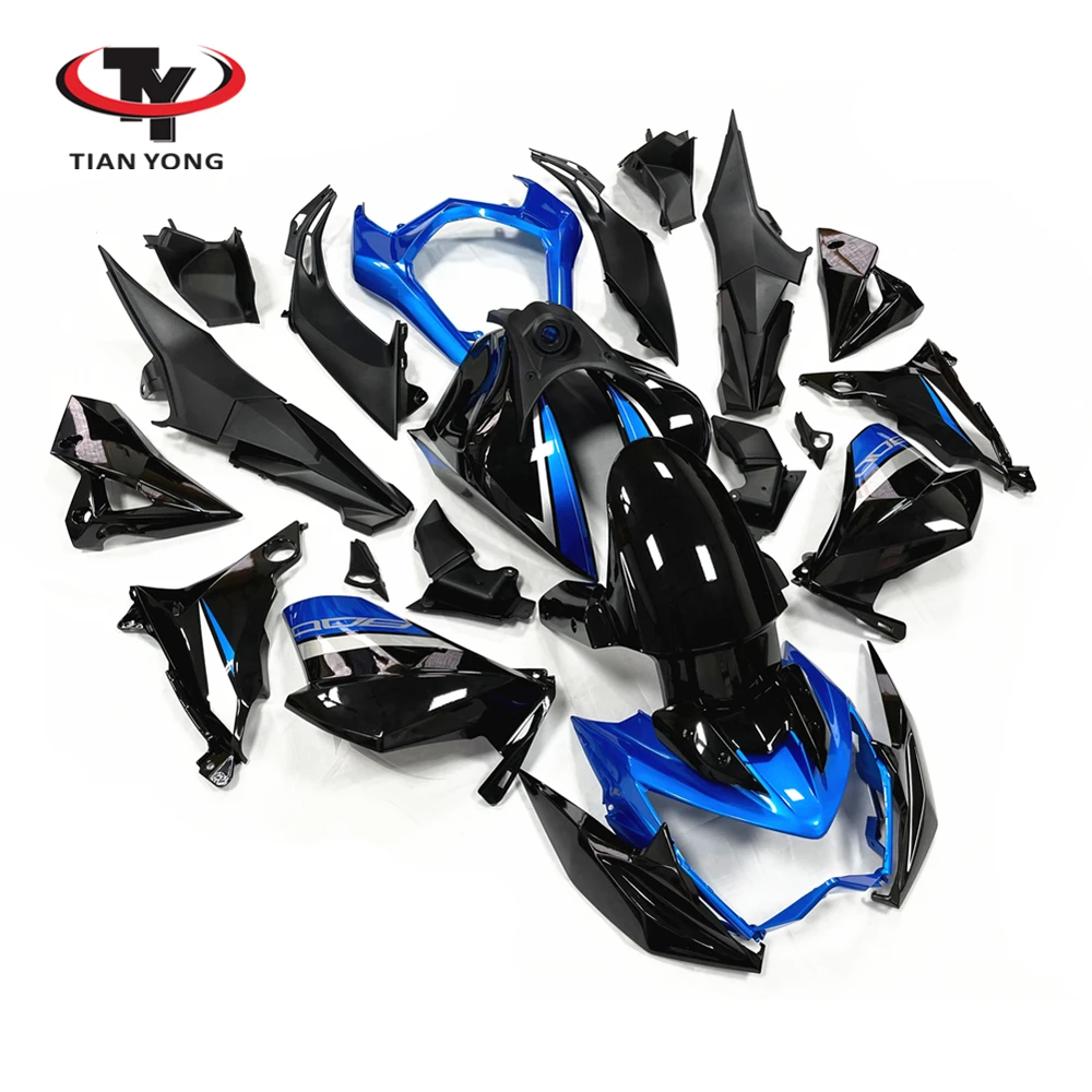 For Kawasaki Z800 2013-2014-2015-2016 Motorcycle Full Fairing Kit Injection Bodywork Cowling Blue and black printing