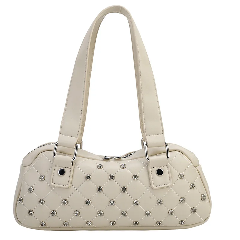 

2025 Premium Leather Underarm Bag for Women Minimalist Shoulder Crossbody Purse Fashionable Handbag
