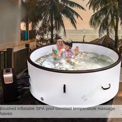 Nadmuchiwana stała temperatura SPA, szczotkowana, basenowa domowa spa, fala basenowa Jacuzzi, wanna