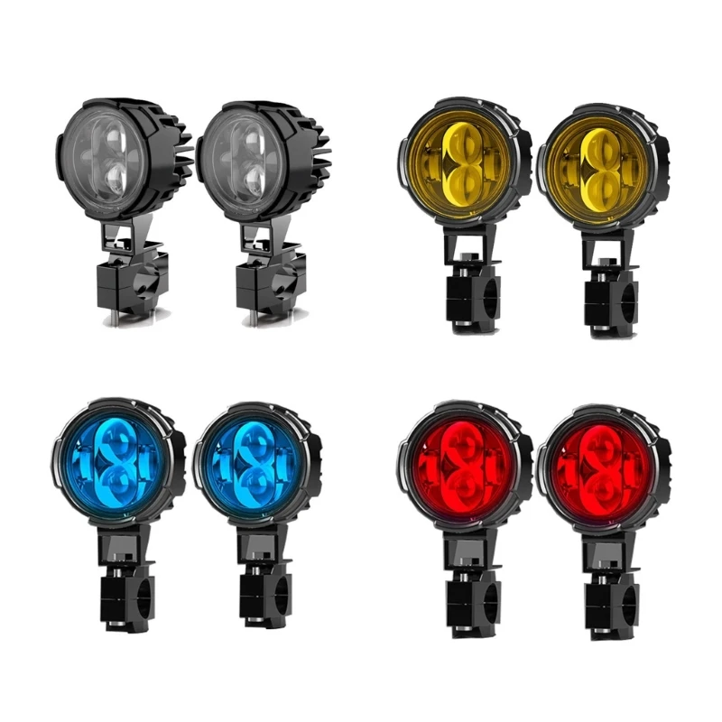 

Round LED Offroad Driving Fog Lights Lights Waterproof Motorcycle Fog Lights Work Auxiliary Lights 120W 12000lm