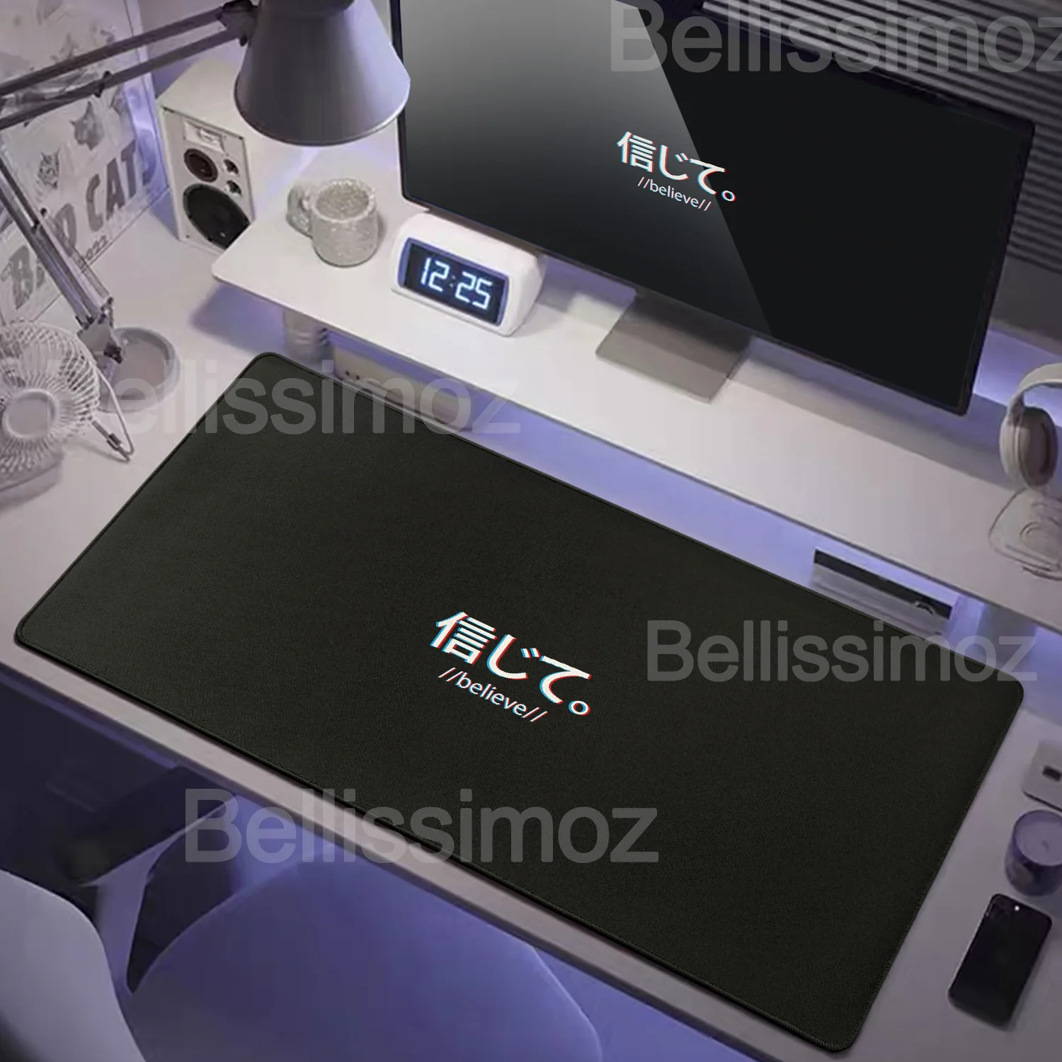 Hanzi Symbol E-Sports Mousepad Large Locking Edge Mouse Mats Chinese Character "Love" Speed Mouse Pad 900×400mm Surface Desk Mat