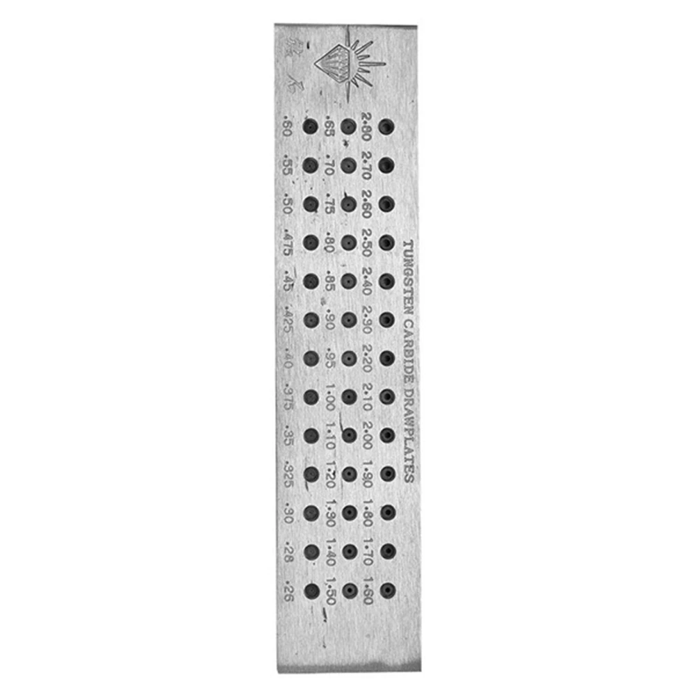

Hot sale 39 Holes 0.26-2.80 mm Tungsten Carbide Pull Wire, Used for Making Round Jewelry