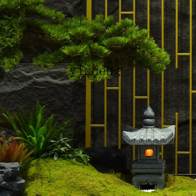 4-10 aisle simulation landscape villa lighting well tea room club restaurant zen landscaping living room decoration