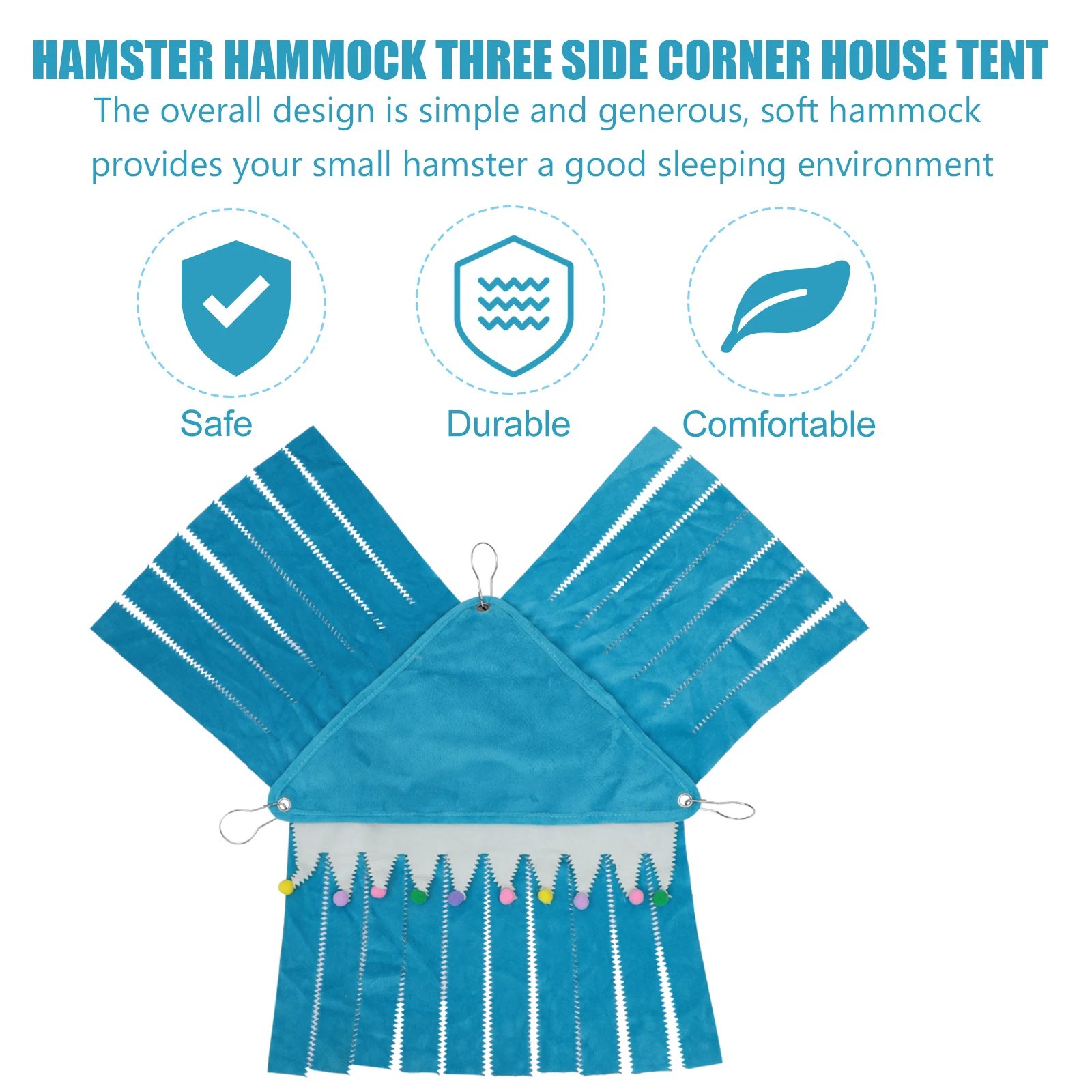 

Hammock Tent Small Animal Habitat Decor Hamster Hideout Corner Hidden The Fence