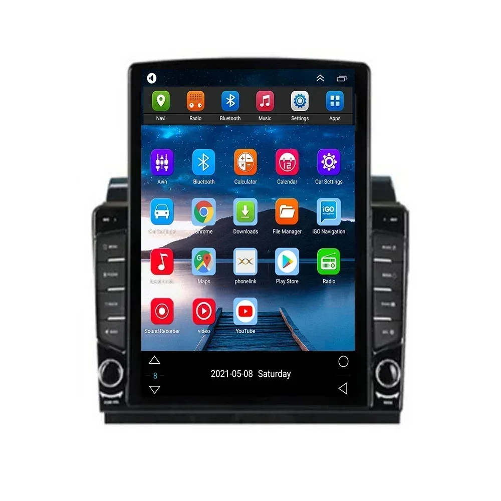 Android 14 For Citroen Jumper/Relay Peugeot Boxer Fiat Ducato 2006-2030 Tesla Type Car Radio Multimedia Video Player Navigation