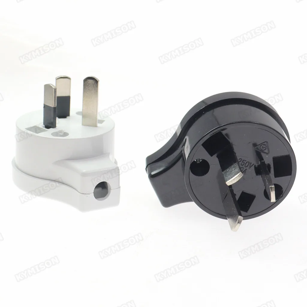 AU Australia New Zealand  Plug 10A  AC Power Charger Adapter Connector Cable Electrical Power Male Plug Adaptor Detachable Plug