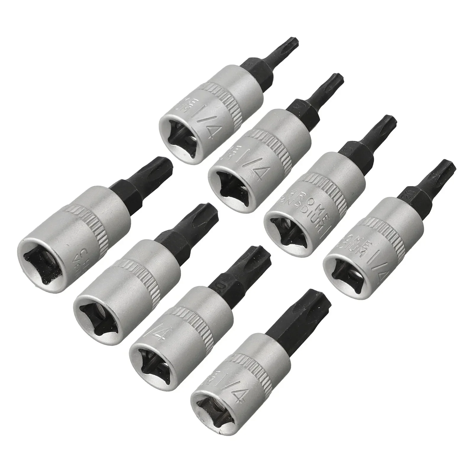 1pc Torx Bit Sockets 1/4 Inch Driver Star Bit T8-T40 Screwdriver Bits Wrench Socket Adapter Extension Rod Hand-Tools