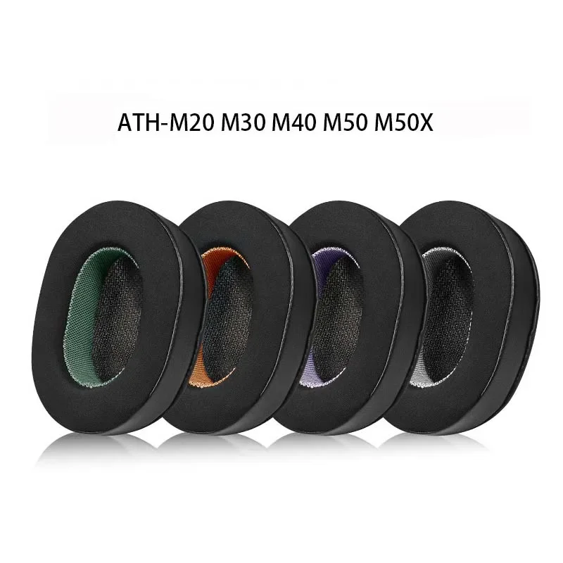 

Replacement Earpads For Audio Technica ATH M20 M30 M40 M50 M50X Headphone Cooling Gel Ear Cushions Sponge Pads
