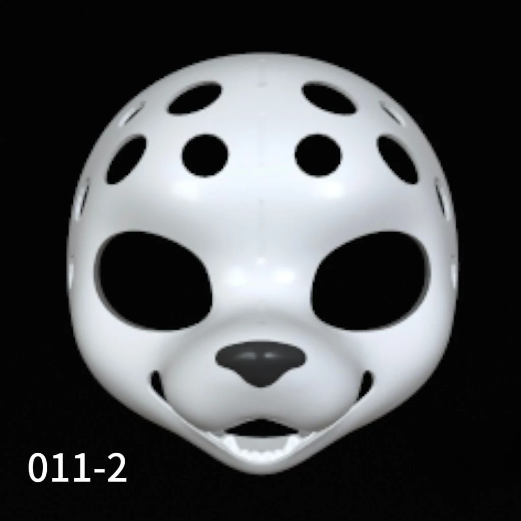 Original 3D Printing Hybrid Series Base Mask Handsome Wolf Dog PETG Material Beast Skull New Anime Accessories
