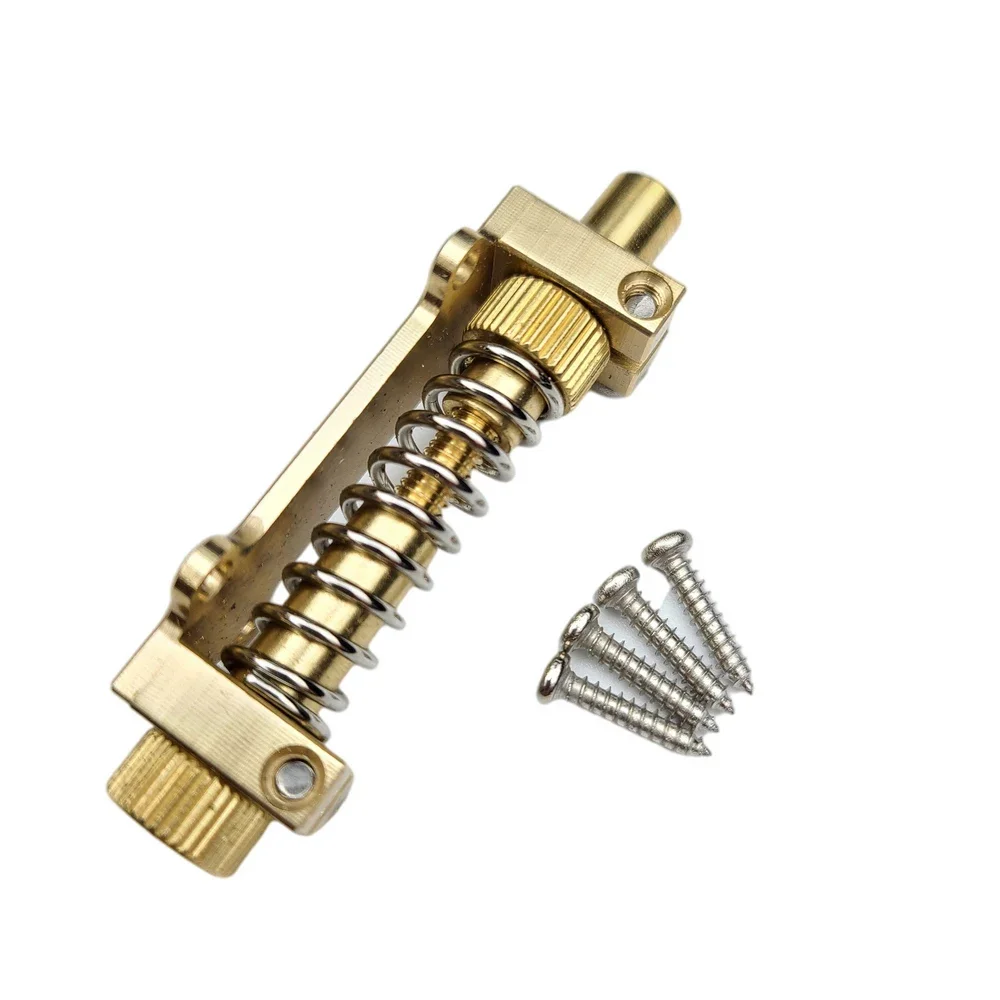 Kaynes Brass Guitar Tremolo Arming Adjuster Tremsetter Set Guitar Bridge Stopper Tremolo Stabilizer Stopper Kit