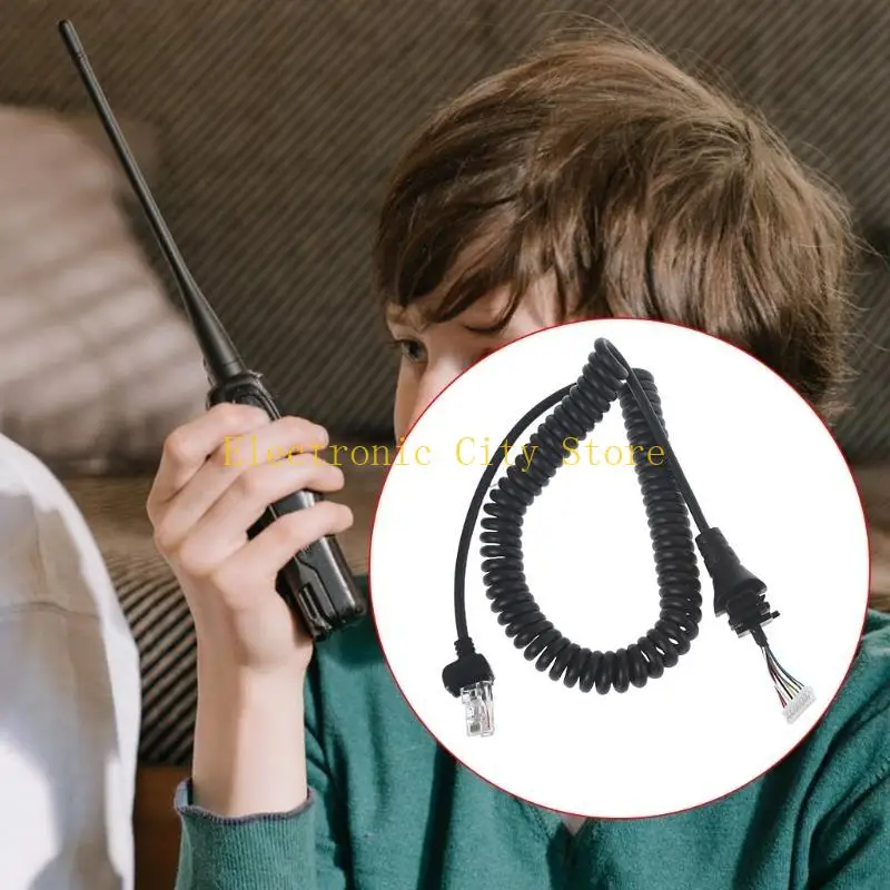 Cable cable cable micrófonos micrófonos reemplazo para IC-F121 IC-F951 IC-F1721D HU8D