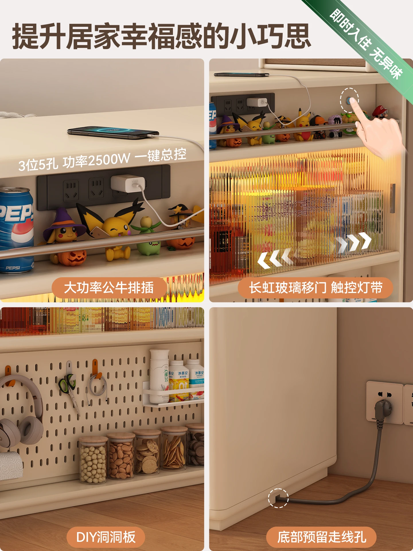 Retractable solid wood bar table household