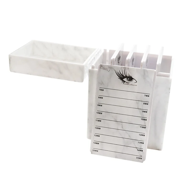 5 Layer Eyelash Storage Box Acrylic Lash Organizer Holder Pallet Display Stand 4 Colors Eyelash Extension Grafting Makeup Tools