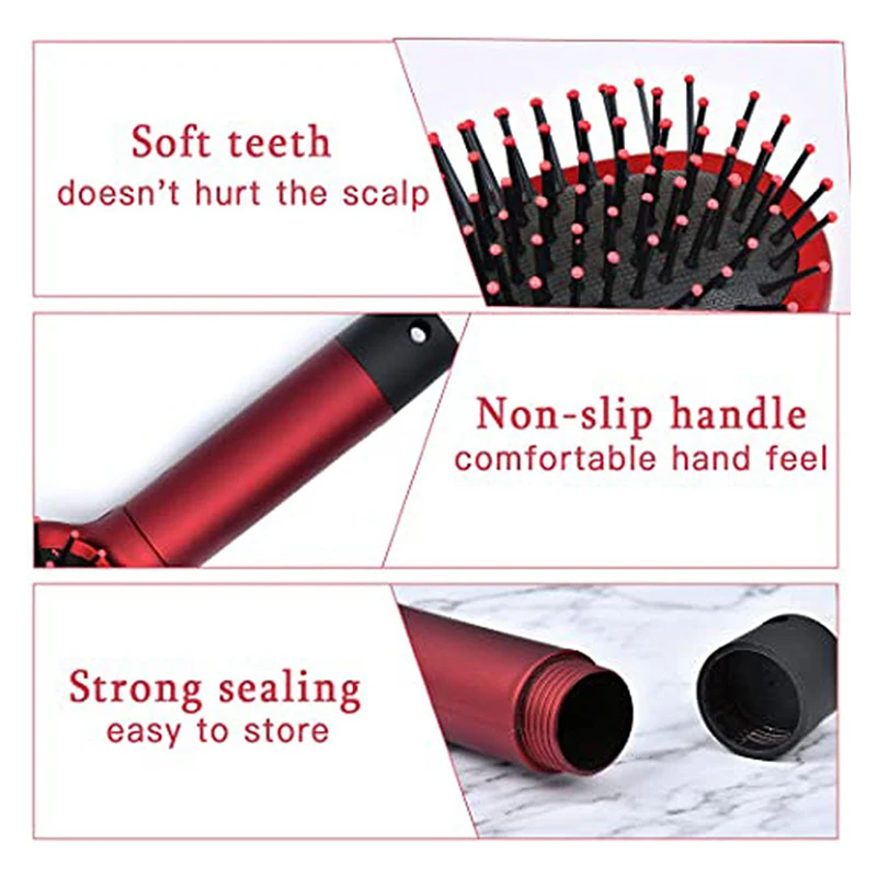 Unique Comb With Secret Removable Lid Can Safe To Hide Money Jewelry Hair Brush Hairstyling Tool