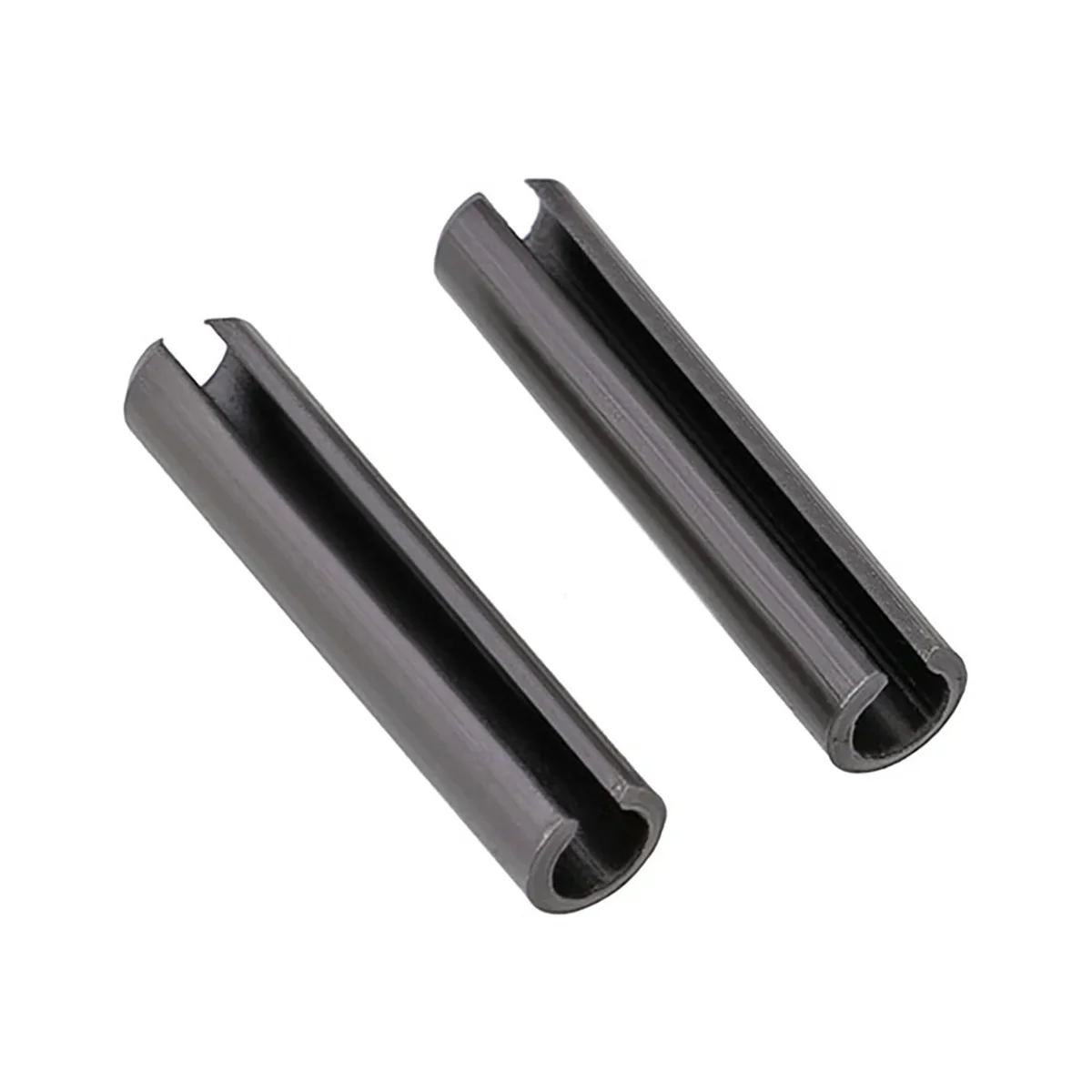 Black 65 Manganese Steel Elastic  Open Cylindrical  Locating Pin /   Hollow Pin M1.5-M12