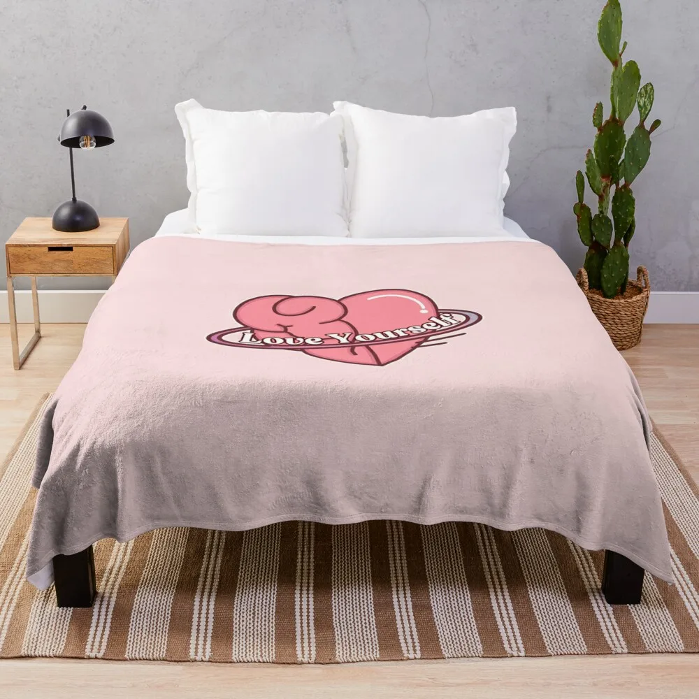 

Love Youself Throw Blanket Furry Blankets For Bed For Sofa Thin Blankets