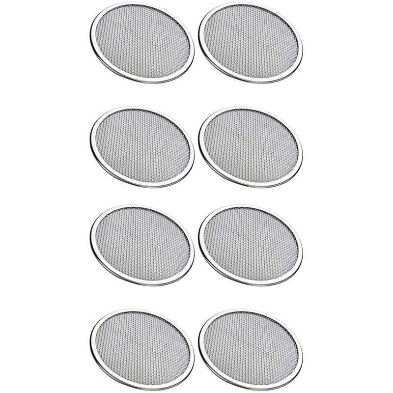 Top-8 Pack Sprouting Screen Lids, Stainless Steel Lid Screen For 86Mm Regular Mouth Jar(Ring Not Included)