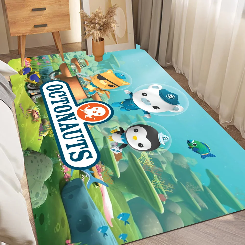 Octonauts nadruk kreskówkowy wycieraczka do drzwi wejściowych zmywalna antypoślizgowa sofa do salonu krzesła mata kuchenna Alfombra