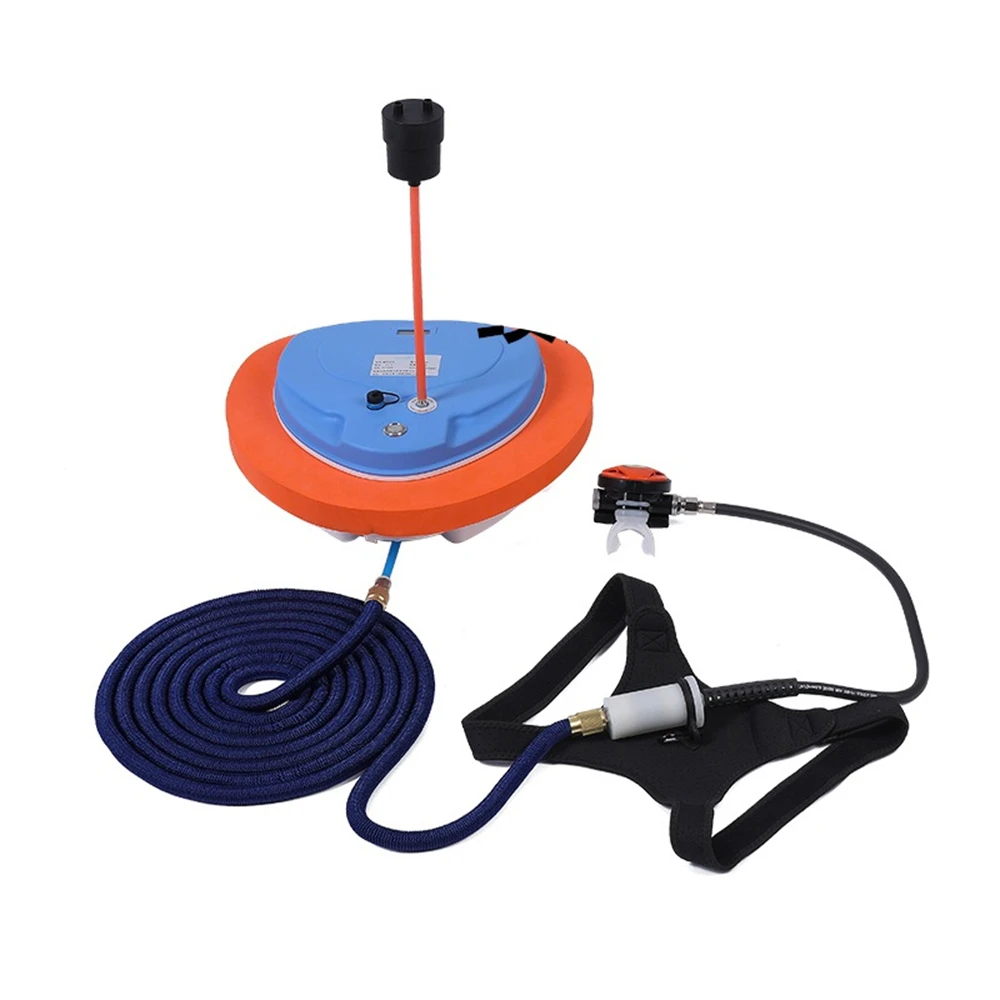 Compresor de aire impermeable para buceo, ventilador portátil, juguetes de piscina, tanque de buceo recargable