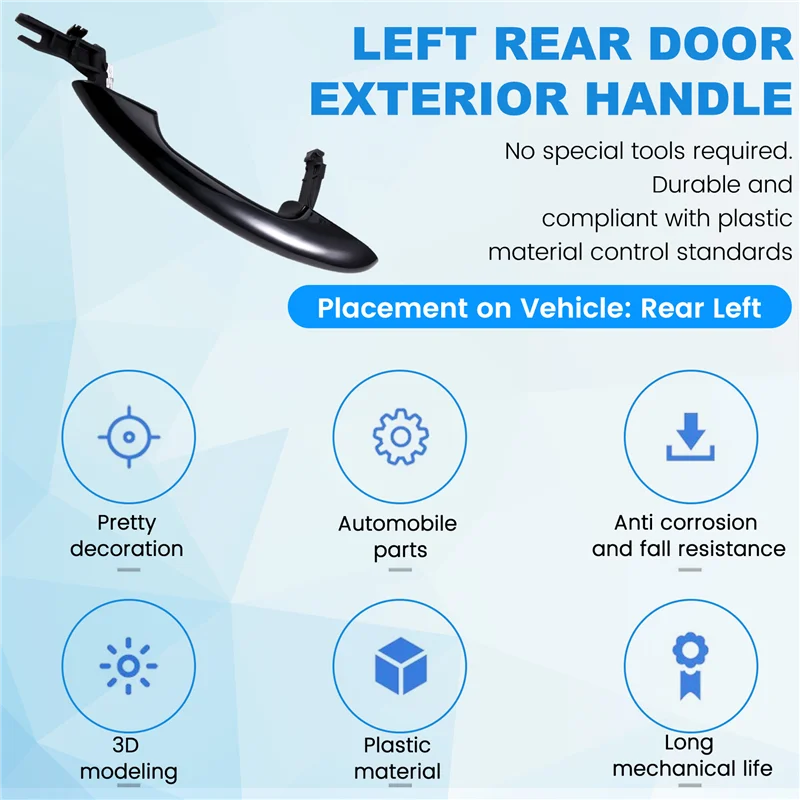 Car Rear Door Handl… - image