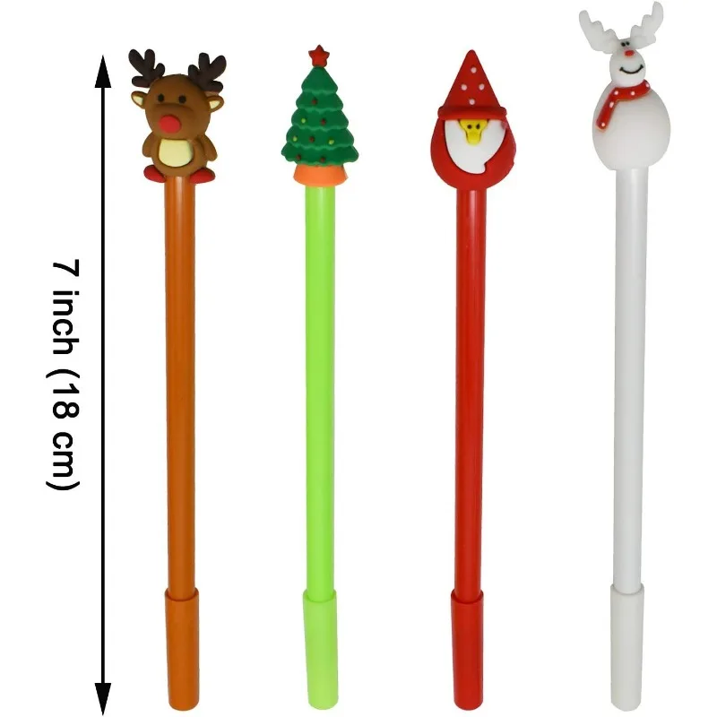 Christmas tree snowman reindeer old man styling gender-neutral pen, boys and girls desk decoration accessories