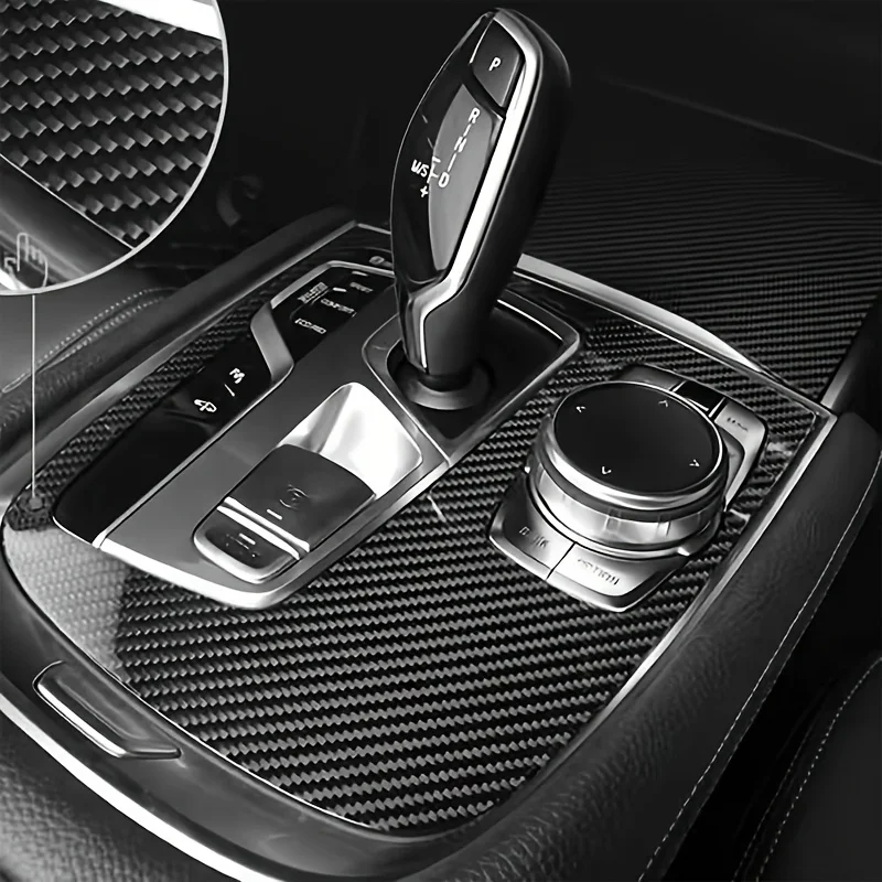 

Car-Styling Carbon Fiber Car Interior Center Console Color Change Molding Sticker Decals For BMW 7 Series G11 G12 2016-2022