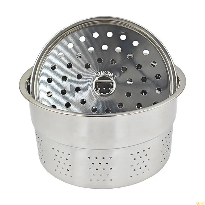 Cestino a vapore A0NC con accessorio a vapore adatto per cottura vegetale