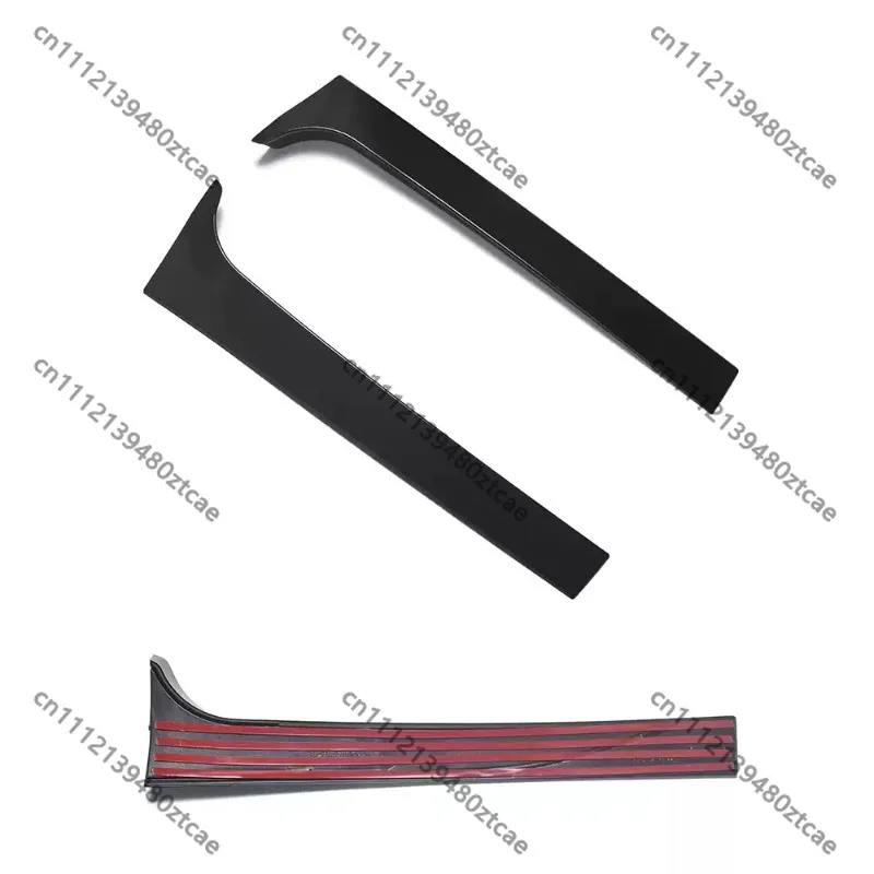 Side Spoiler Flap Wing Exterior Modification, Adhesive No Drilling Installation Car Accessories