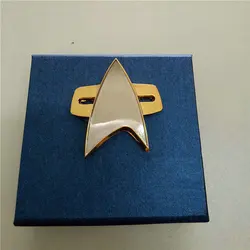 Cosplay Voyager Comunicador Emblema Pin, Emblema estrela, Broche Pin Vermelho