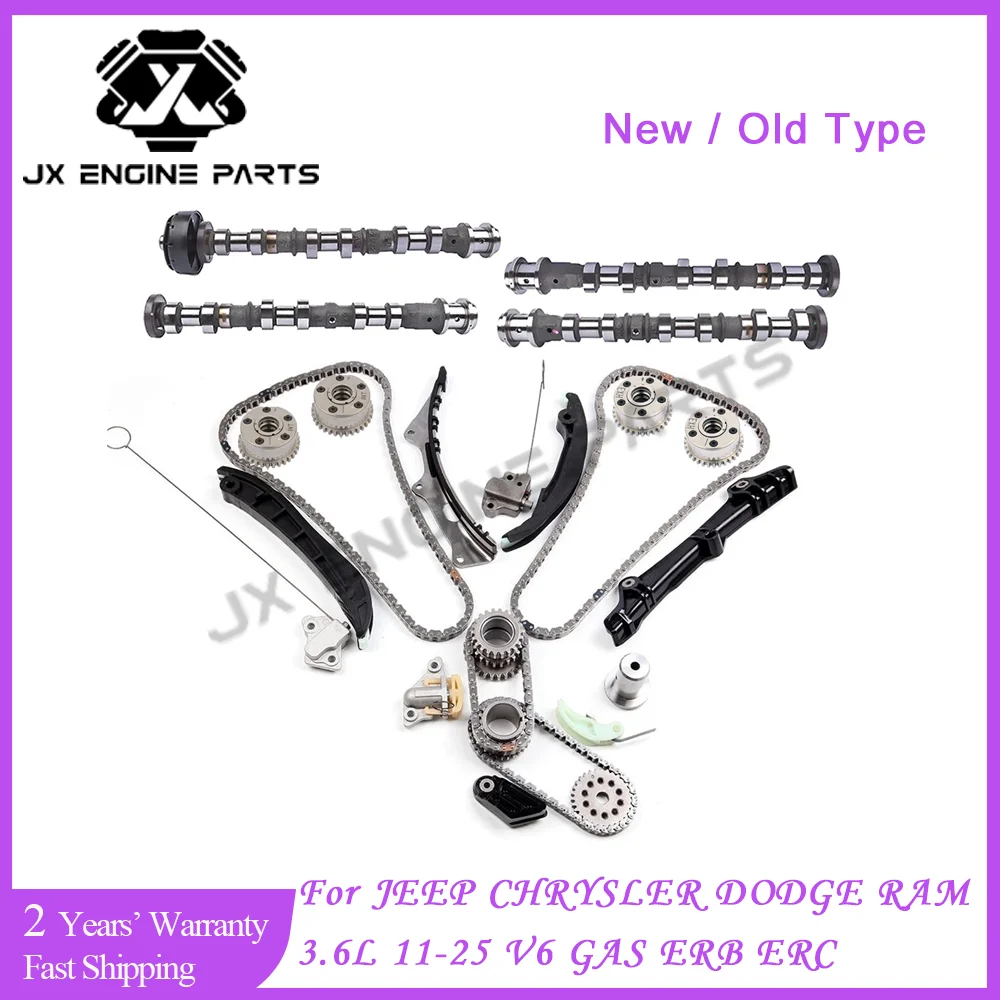 Kit de engrenagem vvt da corrente de distribuição da árvore de cames de exaustão de admissão do motor para chrysler jeep dodge ram 1500 3.6 erb erc 3.6l dohc 11-24 gás v6