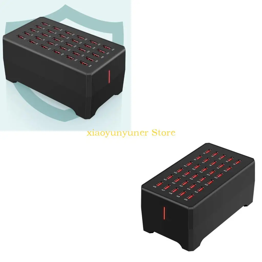 P9JB 150W Multi-port USB 30 Ports USB Fast Charging Station Universal Suitable for Tablet Mobile Phones USB Devices