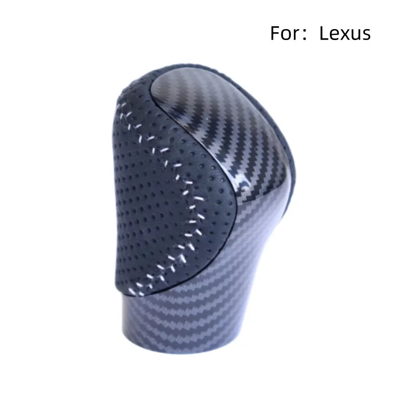 

forLexusGear Shift Handball Leather Stitching Shift Head Automatic Shift Ball Head Gear Lever Punching Accessory for Luxury Cars