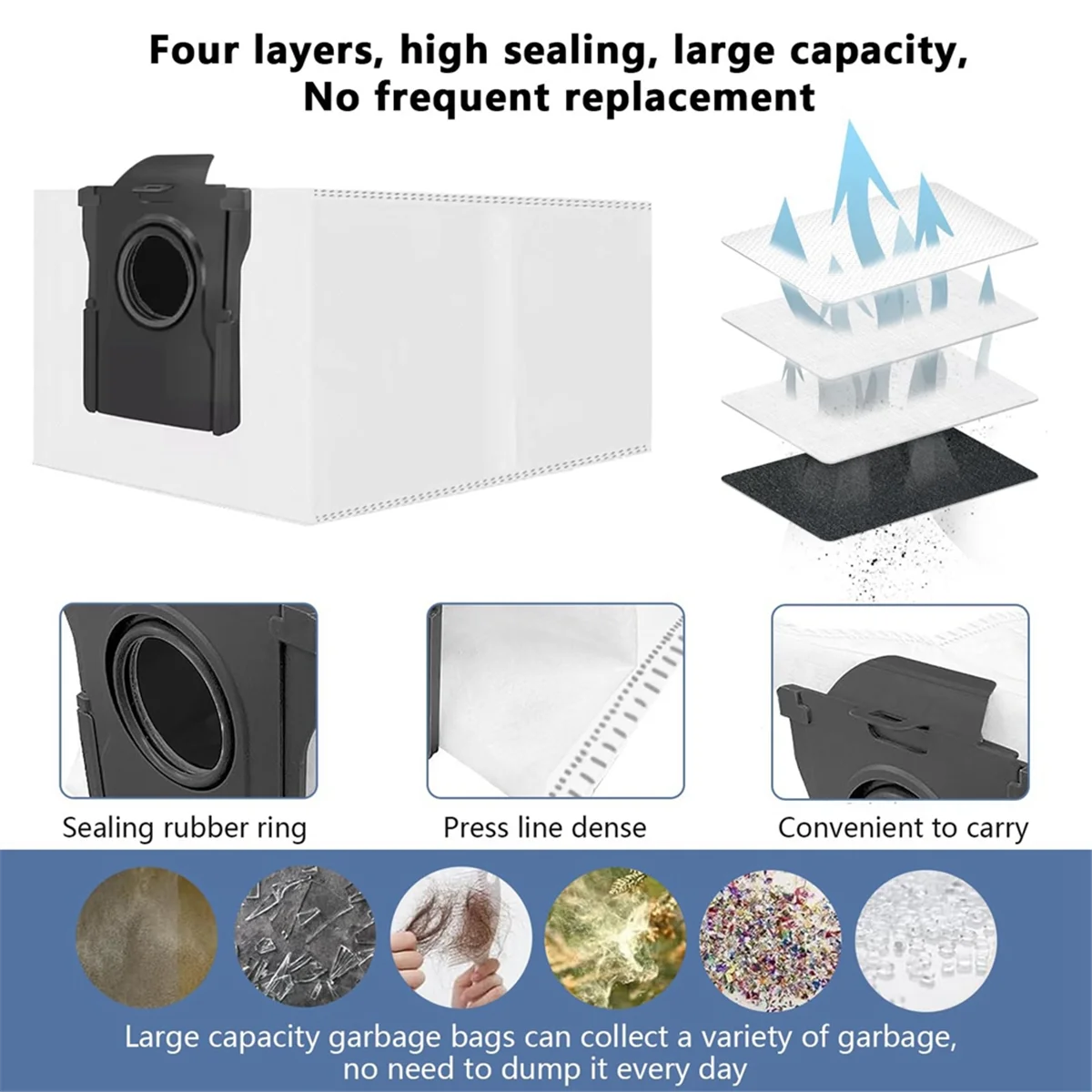 26-teiliges Zubehör-Ersatzteil für Dreame X40 Ultra/ L40 Ultra/X40 Master Roboterstaubsauger