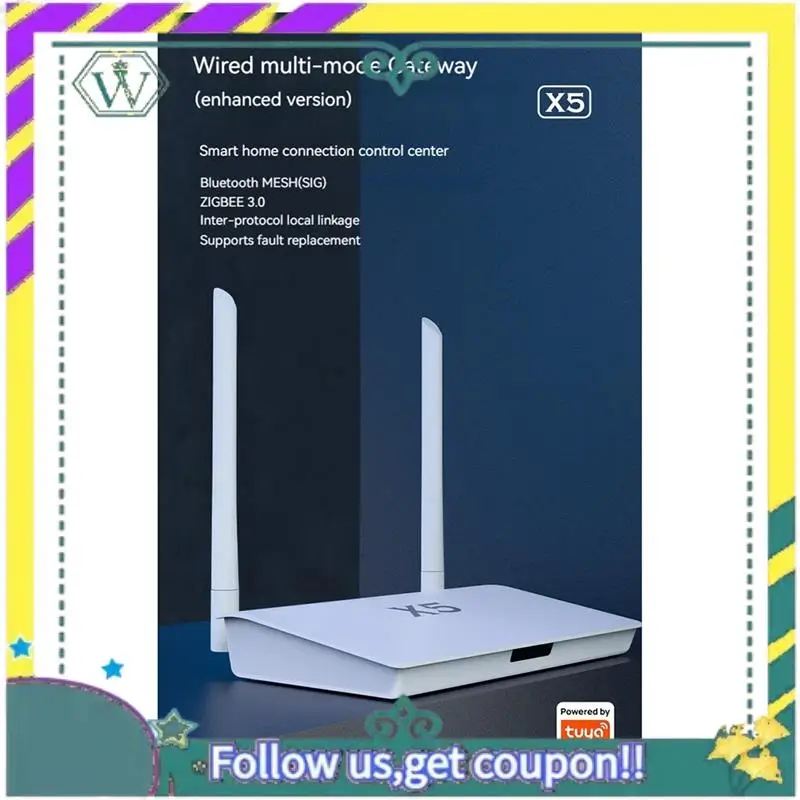 NEUER Tuya Zigbee 3.0 Gateway HUB mit starkem Signal Smart Home Gateway für Alexa US-Stecker