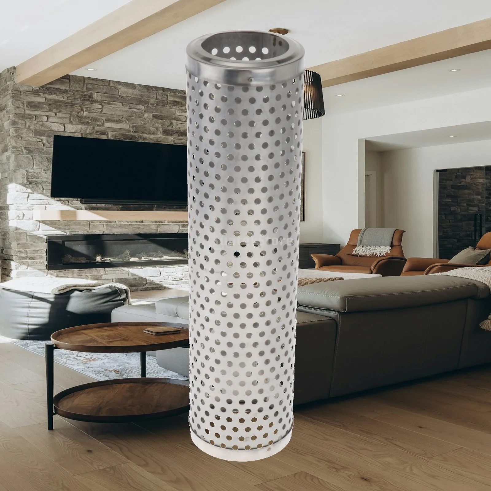 Stainless Steel Flue Chimney Spark Arrestor Heat Dissipation Tube Mesh Pipe Screen for Tent Stove Wood Burner