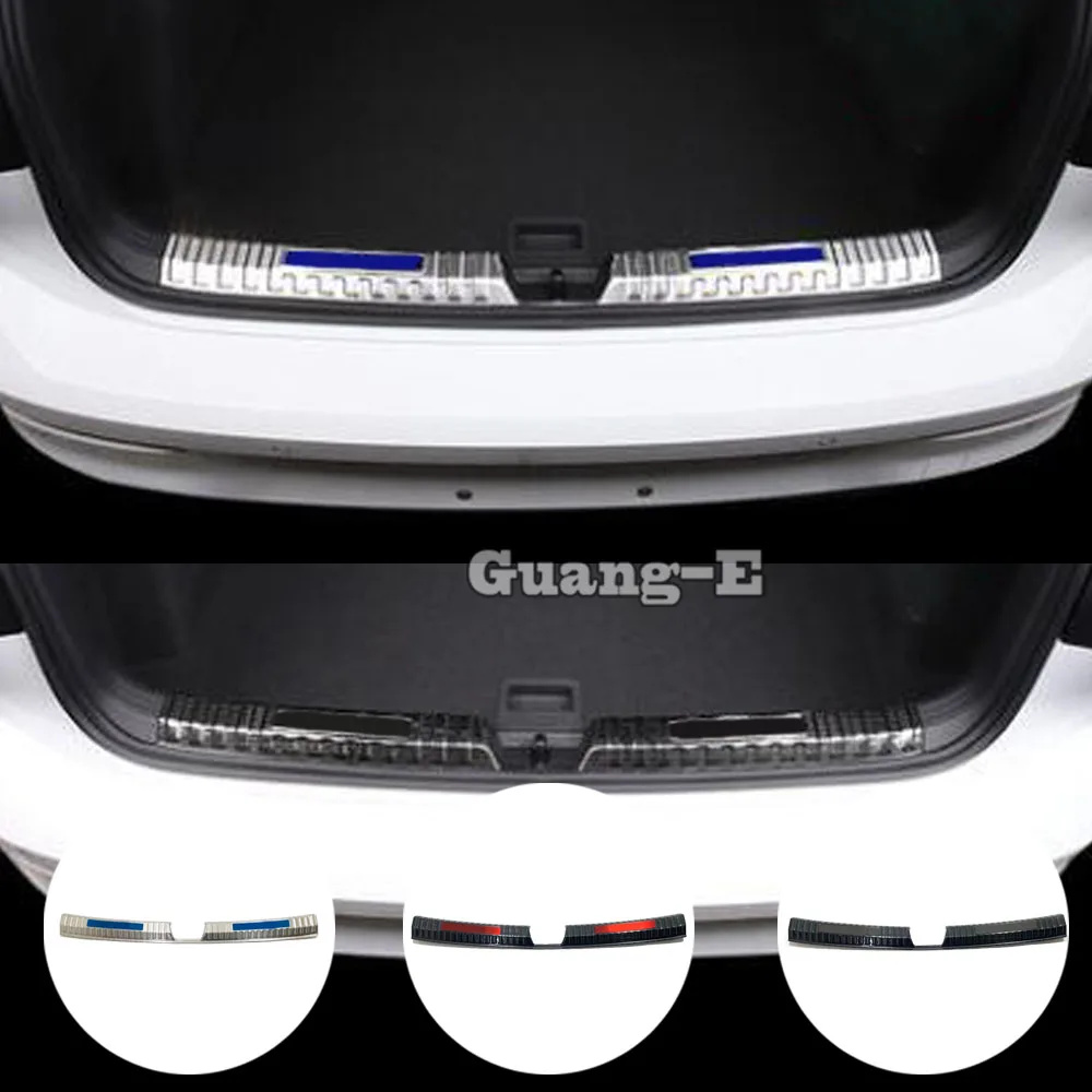 

For VW Volkswagen Golf8 Golf 8 2020 2021 2022 2023 Car Inside Rear Bumper Panel Trunk Trim Cover Stainless Steel Plate Pedal