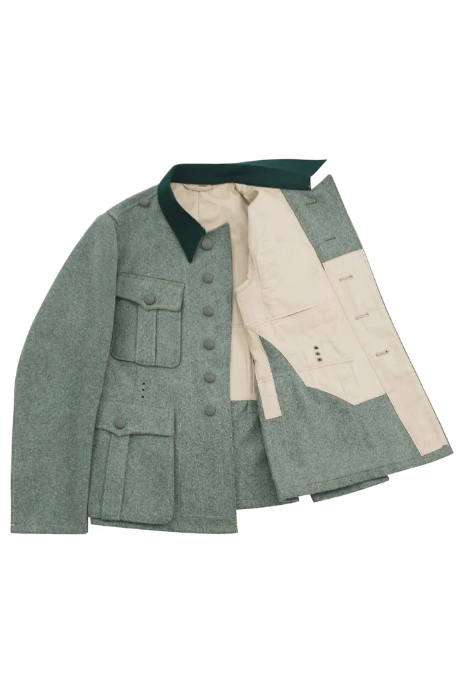 GUWA-108 WWII German M41 Heer Officer fieldgrey Wool Feldbluse