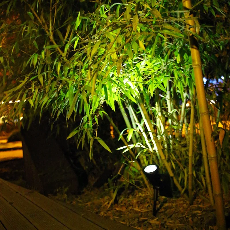 Solar Powered 4/7/9 LED Lamp Adjustable Solar Spotlight In-Ground IP65 Waterproof Landscape Wall Light Outdoor Lighting