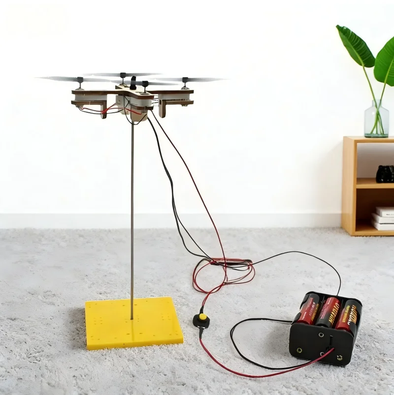 DIY Drone Model Helicopter Science Educational Toy Physics Exploration Game Children'S Autonomous Learning Assembly Puzzle Toy